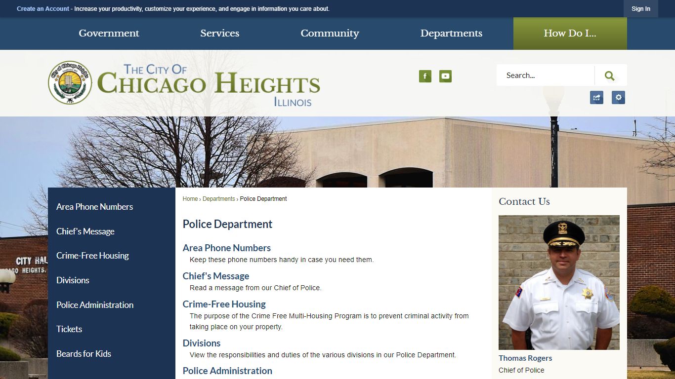 Police Department | Chicago Heights, IL