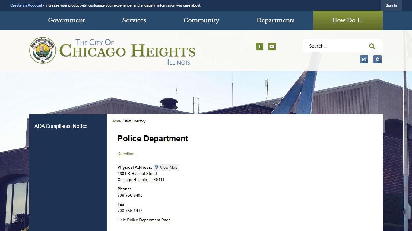 Staff Directory • Chicago Heights, IL • CivicEngage